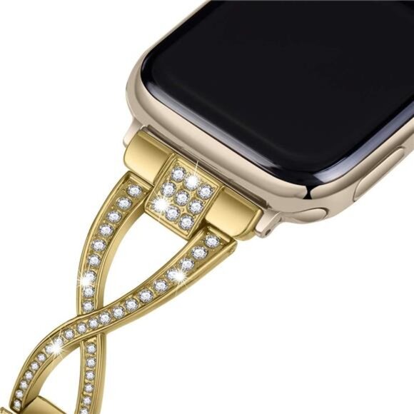 Apple Watch Band 38mm 40mm 41mm 42mm(Series10) Women Series iwatch Bands Bling - Picture 3 of 6